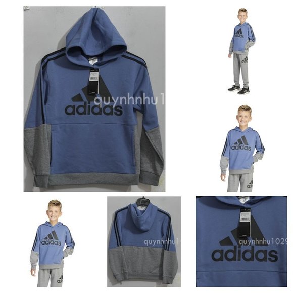 adidas Youth Fleece Hoodie inBLUE